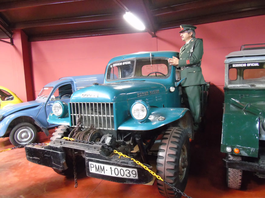 El Museo cuenta con una gran cantidad de vehículos de los servicios forestales.