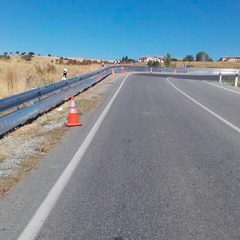 La Diputación instalará barreras de seguridad en la carretera de Hontalbilla a Fuentesauco