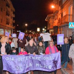 Mas de 250 personas en la manifestación feminista del 8M en Nava de la Asunción