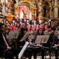 La semana santa arranca con el concierto de la Coral y la Banda de Cuéllar