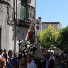 La Virgen de la Palma sale en procesión