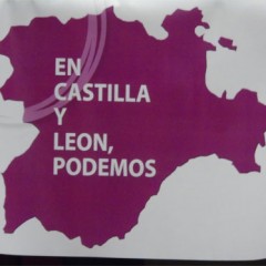 Presentación en Cuéllar de los candidatos en las primarias de Podemos