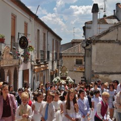 Festividad del Corpus  en Cuéllar y Feria del Libro de San Benito