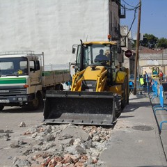 La Avenida de Los Toros en obras