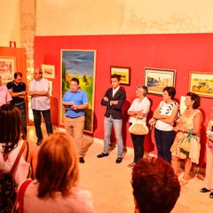 Exposición homenaje a artistas cuellaranos de la peña El Encierro