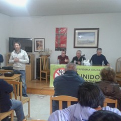 Asamblea informativa de la Plataforma «No mas mierda» en Zarzuela del Pinar