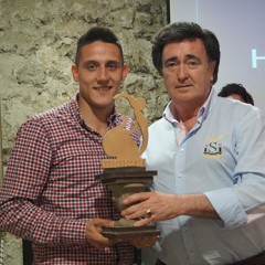 Hector Cabano recibió el premio al mejor cortador de las fiestas de Cuéllar 2015