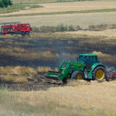 Primer incendio del verano en Dehesa Mayor