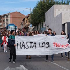 El 85% de los alumnos de ESO y Bachillerato se han sumado a la huelga estudiantil en Cuéllar