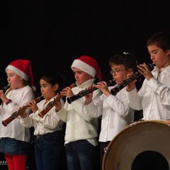 Llegó la Navidad con la audición de la Escuela de Música de Cuéllar