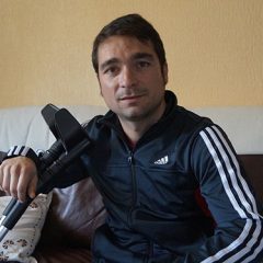 Javier Herrero se recupera tras una operación de menisco y ligamentos