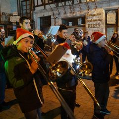 La Navidad arranca en Cuéllar con el pasacalles de la Banda de Música