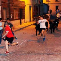 Encierros en Navas de Oro en la fiesta de Santiago