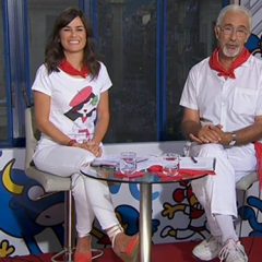 Las camisetas de la navera Claudia García en los sanfermines