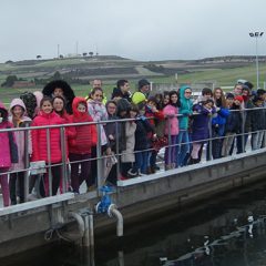 Los escolares de Cuéllar y Navas de Oro celebran el Día Mundial del Agua visitando la EDAR