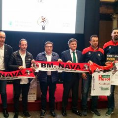 Campaña de apoyo al Balonmano Nava en la fase de ascenso a la Liga ASOBAL
