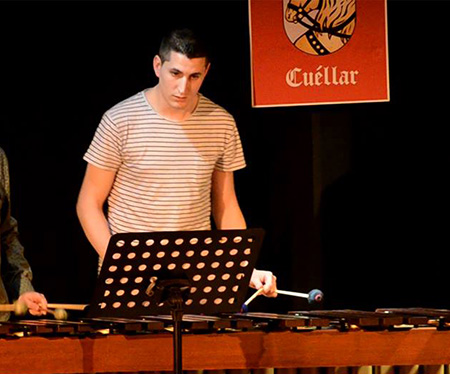 El percusionista Andrés Montalvillo gana el Concurso de Interpretación de la Fundación Juan de Borbón