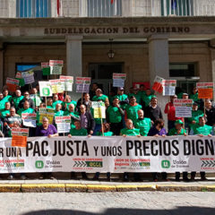 Protesta de la UCCL contra el incremento de costes y por una PAC para los ATPs