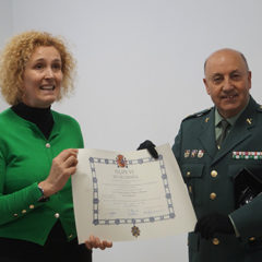 El capitán de la Guardia Civil de Cuéllar condecorado con la Orden de Mérito Civil