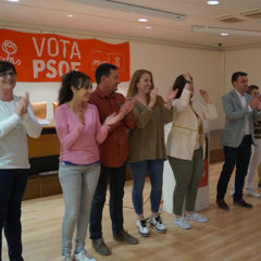 El PSOE finaliza la campaña con su compromiso de «un auditorio para Cuéllar»