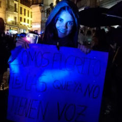 14 cuellaranas en «la noche violeta» en protesta por la violencia machista