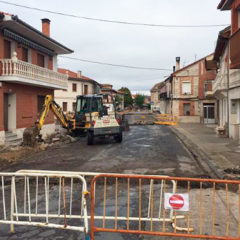 Pavimentación de la travesía de Sanchonuño