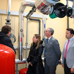 Inversión de 230.000 euros en la caldera de biomasa del Instituto de Carbonero el Mayor