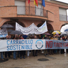 400 manifestantes en Gomezserracín «por un Carracillo sostenible»
