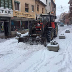 La nevada continúa y la situación sigue complicada en la comarca de Cuéllar