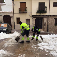 El municipio de Cuéllar intenta recuperar la normalidad tras la nevada