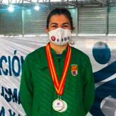 Ángela García, subcampeona regional de los 200 metros lisos en Sub-23 y absoluta