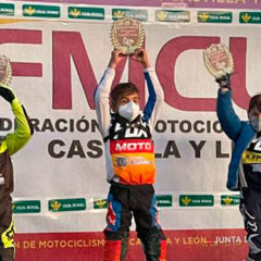 El cuellarano Adrían Martín, de 8 años, promesa del motocross nacional