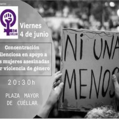 Convocada una concentración silenciosa en Cuéllar en recuerdo las mujeres asesinadas