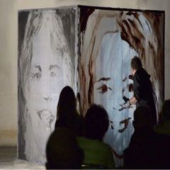 Performance en directo de Raúl Sánchez en Samboal ‘contra la violencia de género’