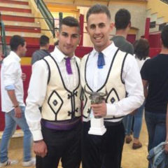 Javi Manso ‘Balotelli’ y Jorge Gómez, subcampeones en el Concurso de Cortes de Navas de Oro
