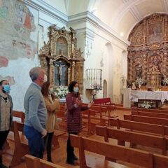 Concluye la recuperación de las pinturas murales de la iglesia de Pinarejos