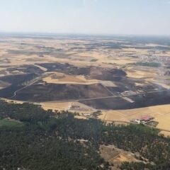 230 hectáreas han ardido en un incendio declarado en Cuéllar