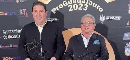 Ricardo Muñoz y Jorge Gómez premiados por el mejor encierro por el campo en Guadalajara