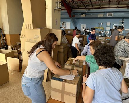 Los vecinos de Cuéllar  y comarca se vuelcan con los afectados por la Dana en Valencia