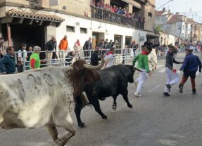 Un joven cuellarano de 20 años corneado en el tercer encierro